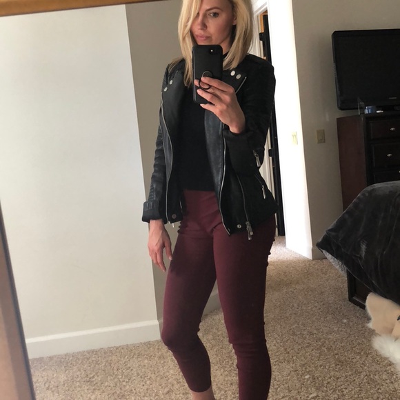 BCBG 🔥 Black leather jacket - Picture 7 of 8